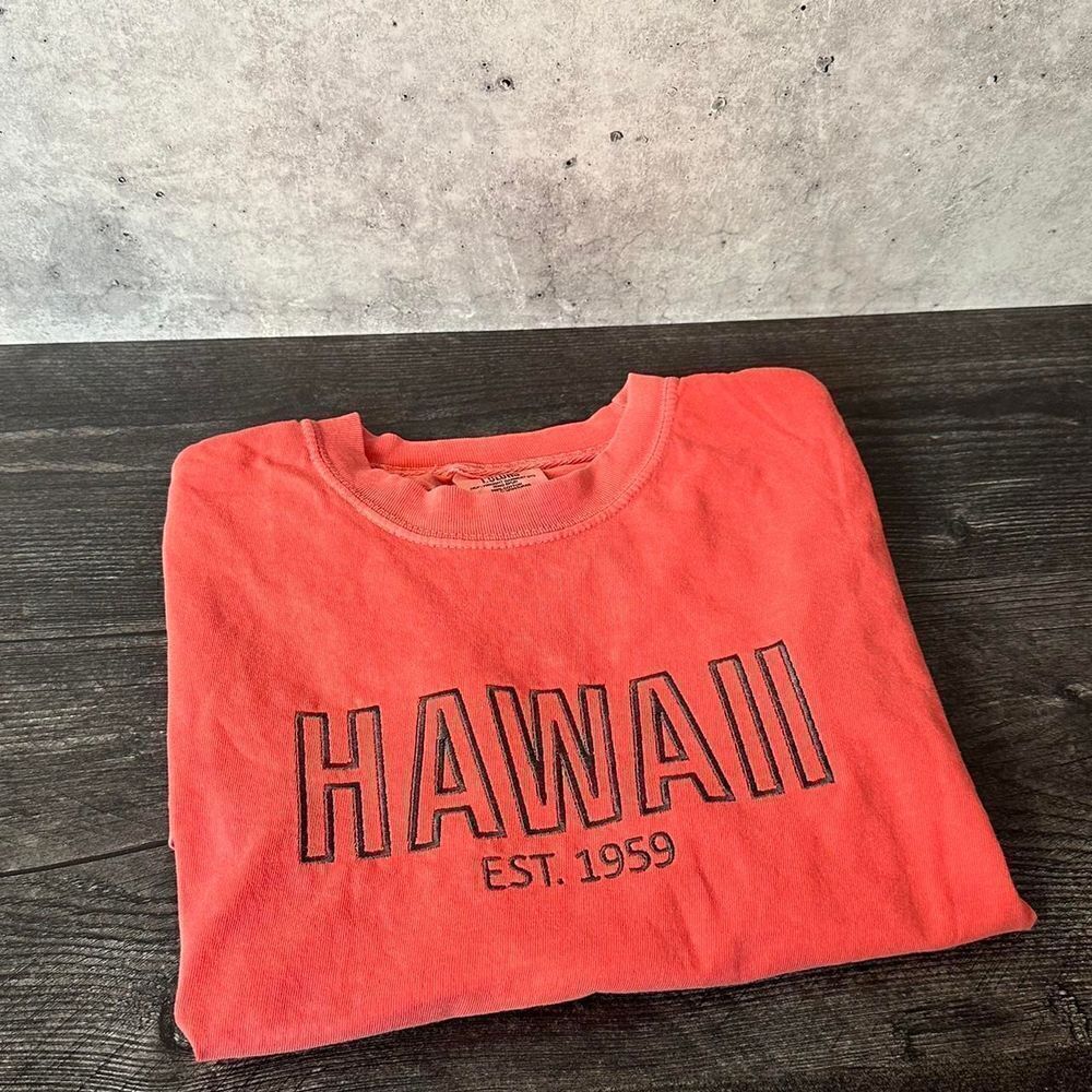 hawaii embroidered tee perfect condition - Picture 2 of 3
